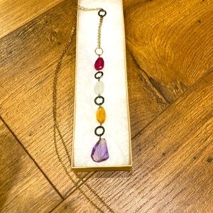 Multi gemstone necklace